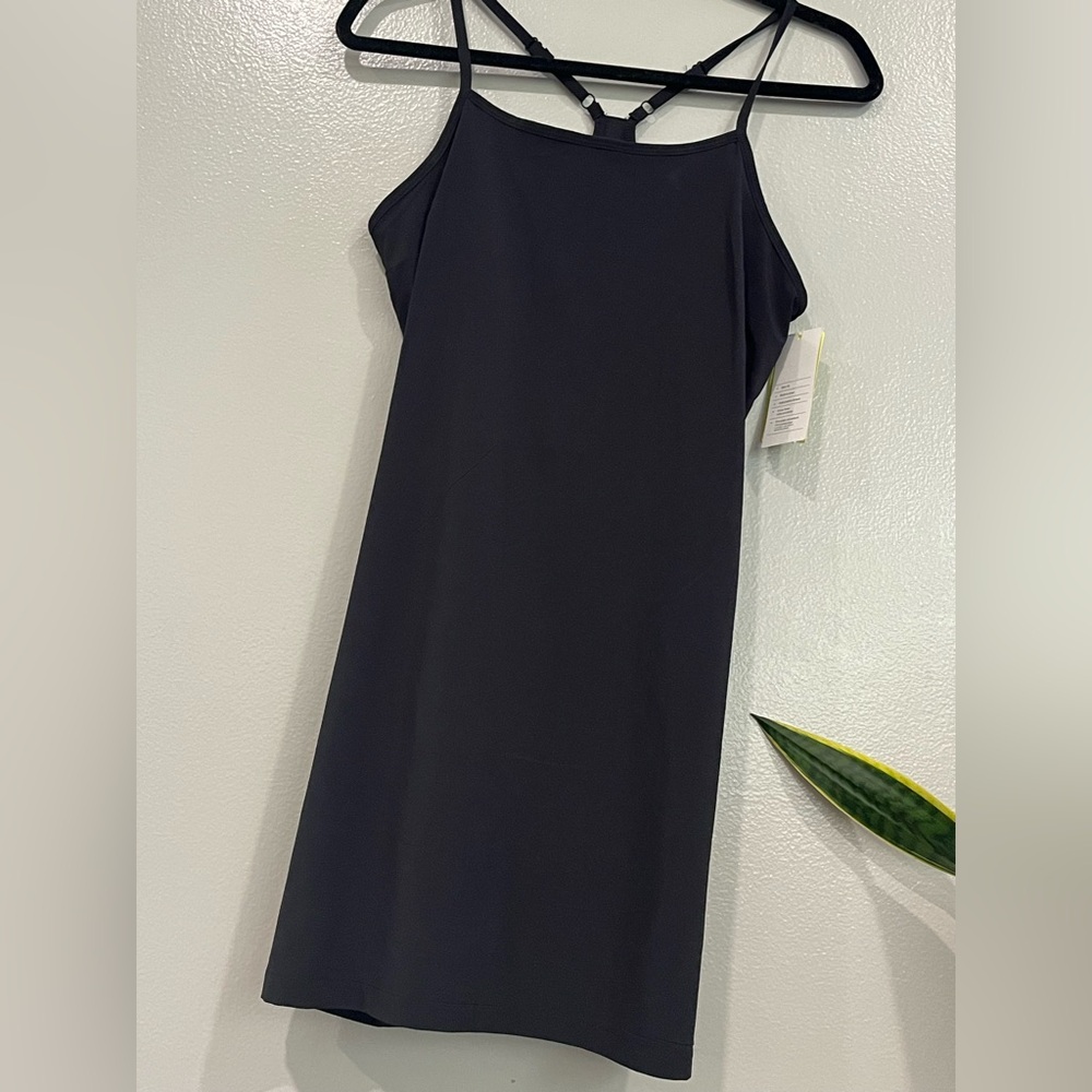 Women’s Flex Strappy Active Dress. Black. S - Picture 6 of 16